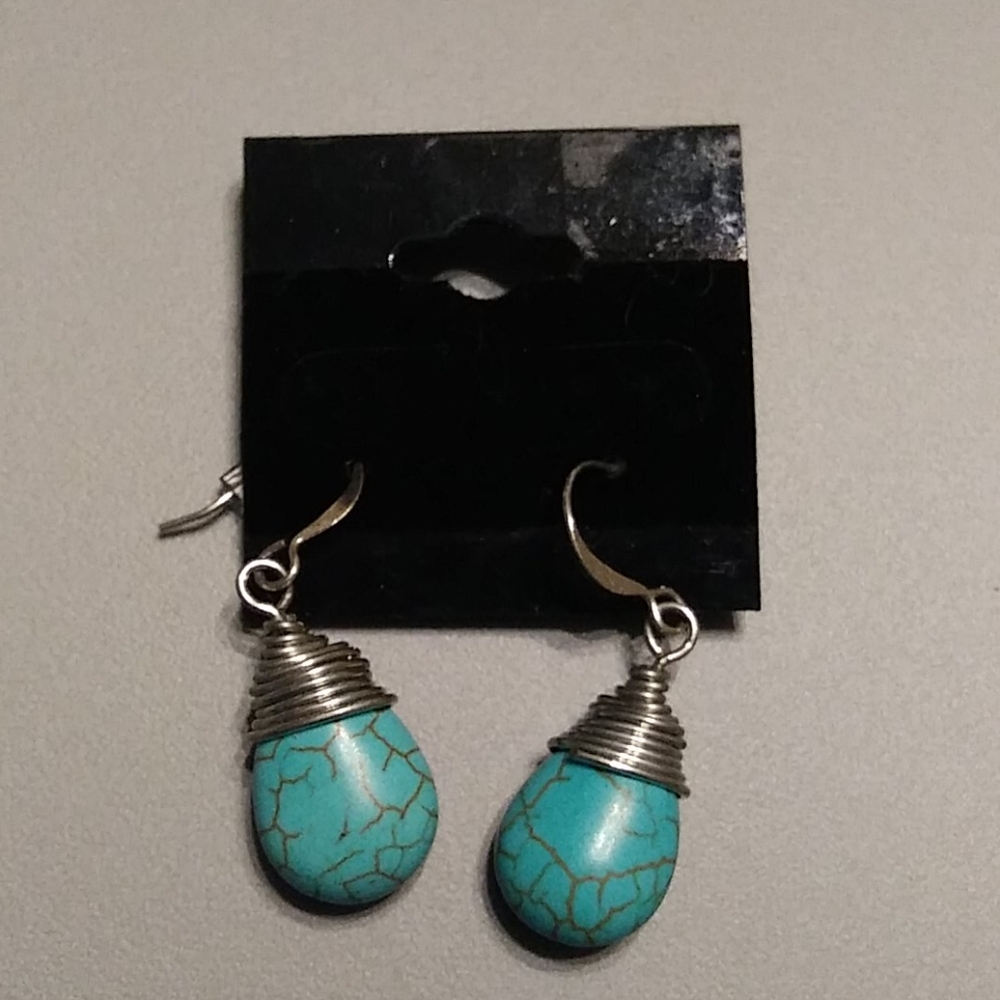 Cute Blue Earrings